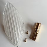 Murano Glass Sconces in Grit I Italy 1970s