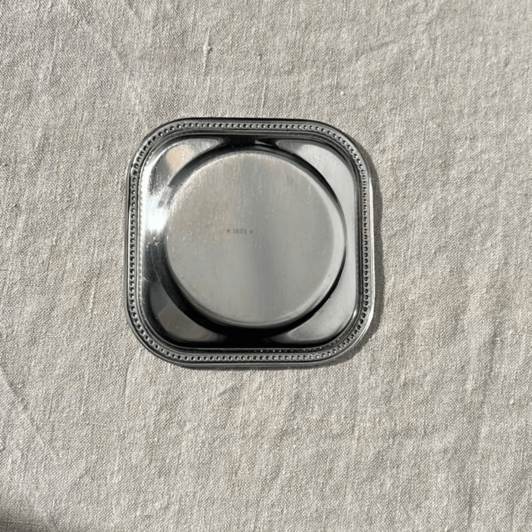 Metal Beaded coasters I Set of 2 - L'Officina General Store