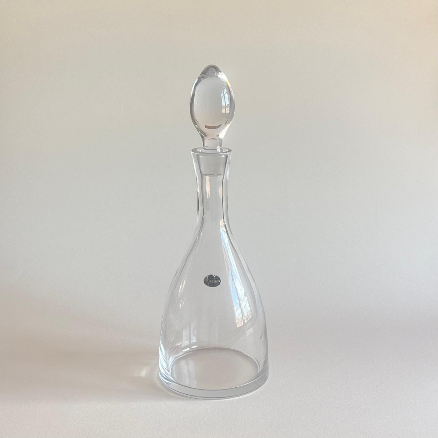 Vintage Bohemia crystal decanter made in Czechoslovakia pre 1990