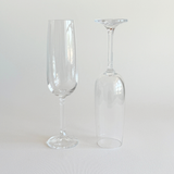 Flûtes à Champagne en Cristal Bohème | Lot de 2
