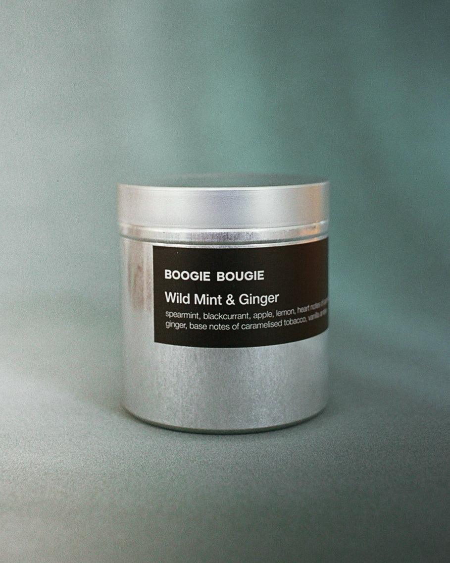 BOOGIE BOUGIE I WILD MINT & GINGER I Eco-friendly Soy Wax Candle - L'Officina General Store