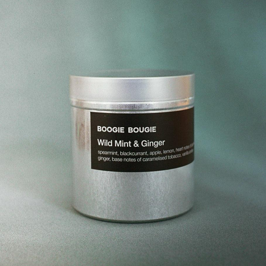 BOOGIE BOUGIE I WILD MINT & GINGER I Eco-friendly Soy Wax Candle - L'Officina General Store