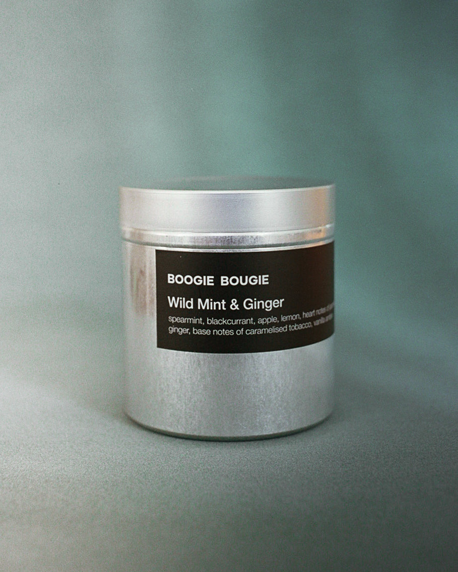 BOOGIE BOUGIE I WILD MINT & GINGER I  Soy Wax Candle