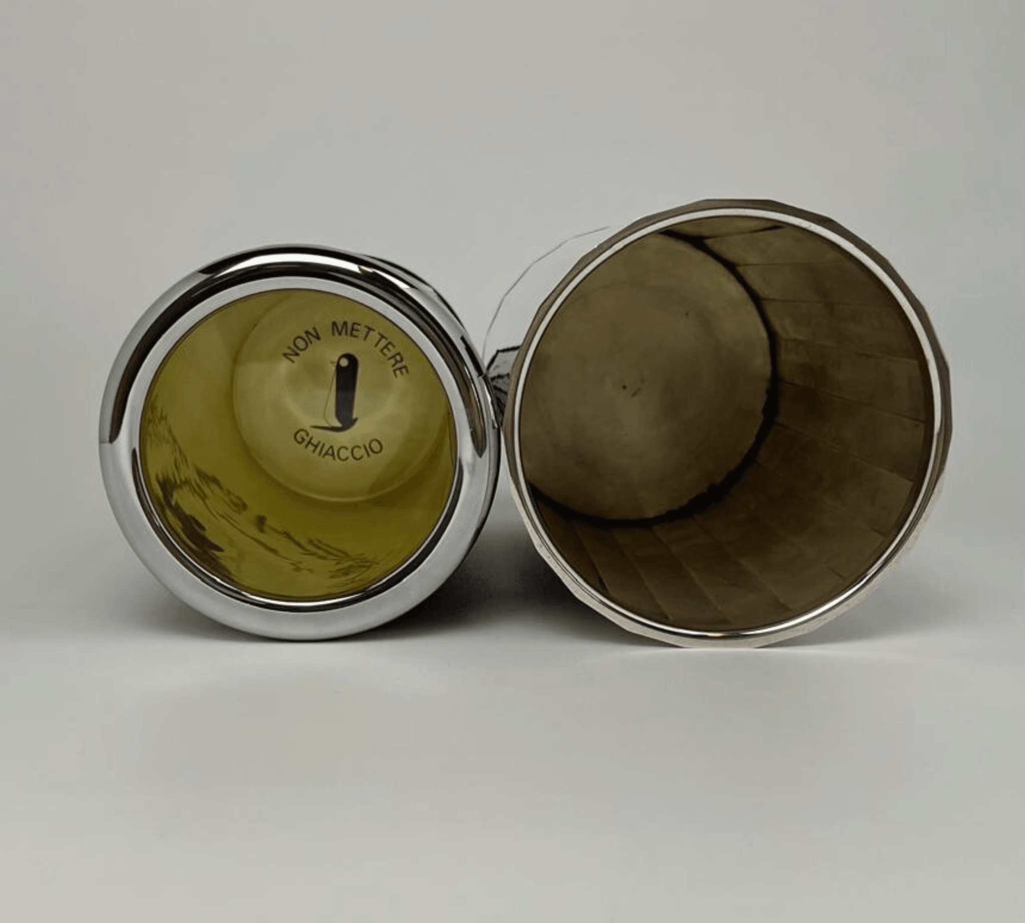 Bottle Holder Thermos Mazzucconi Firenze 1970 Silver Plated - L'Officina General Store