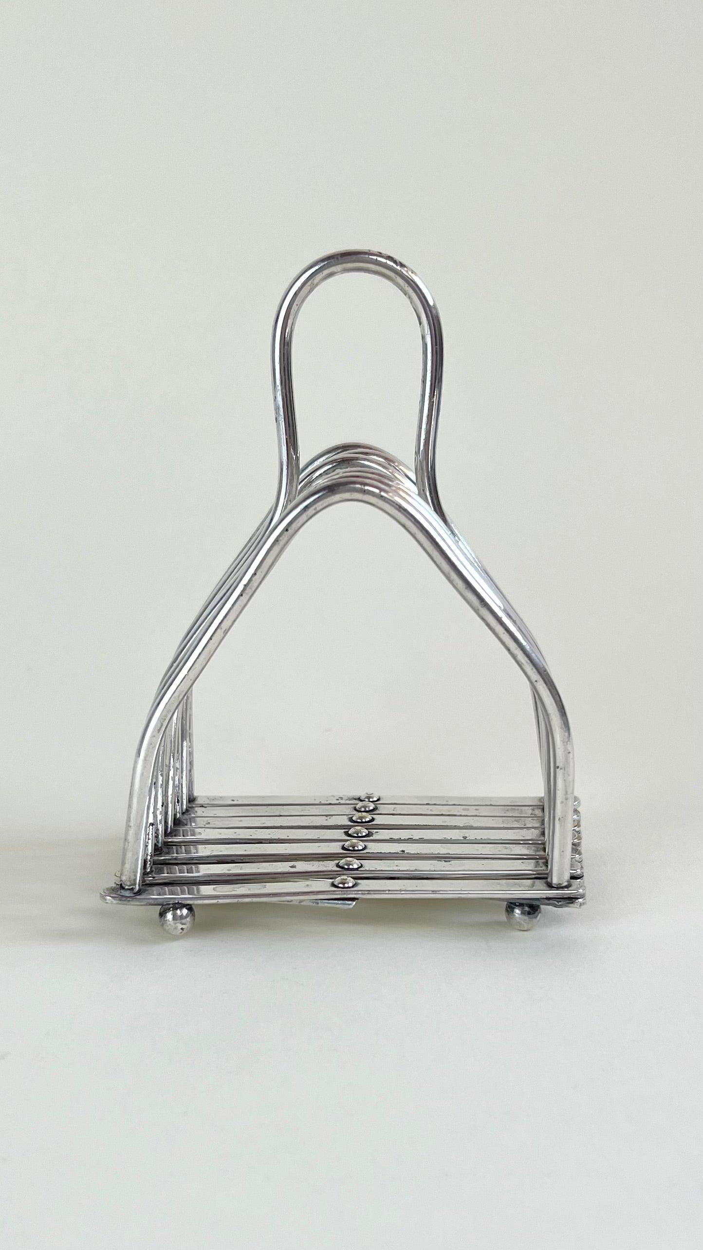 Porta toast placcato argento