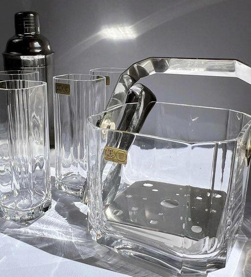 CRYSTAL COCKTAIL SET I Polygon I Arnolfo di Cambio - L'Officina General Store