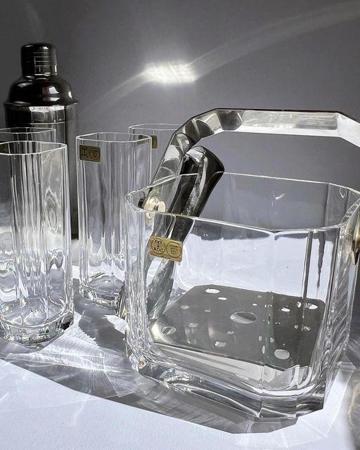 CRYSTAL COCKTAIL SET I Polygon I Arnolfo di Cambio - L'Officina General Store