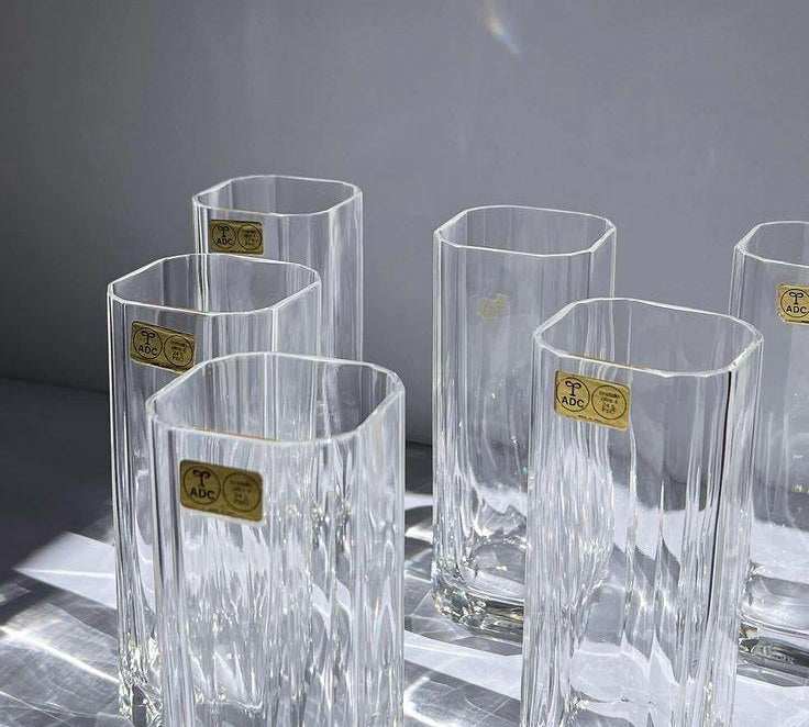 CRYSTAL COCKTAIL SET I Polygon I Arnolfo di Cambio - L'Officina General Store