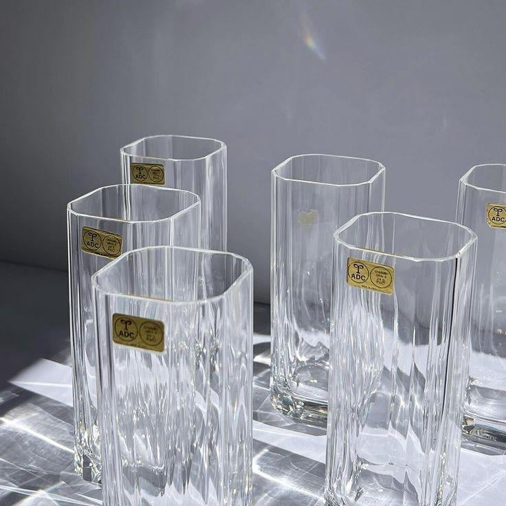 CRYSTAL COCKTAIL SET I Polygon I Arnolfo di Cambio - L'Officina General Store