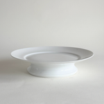 Antique Ceramic White Cake Stand