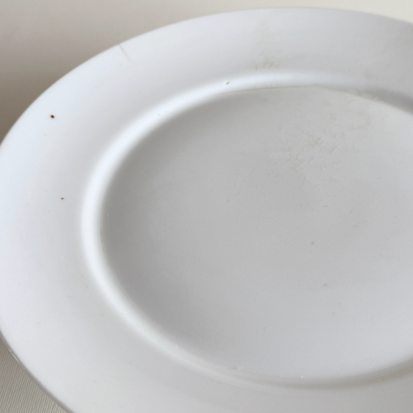 Antique Ceramic White Cake Stand