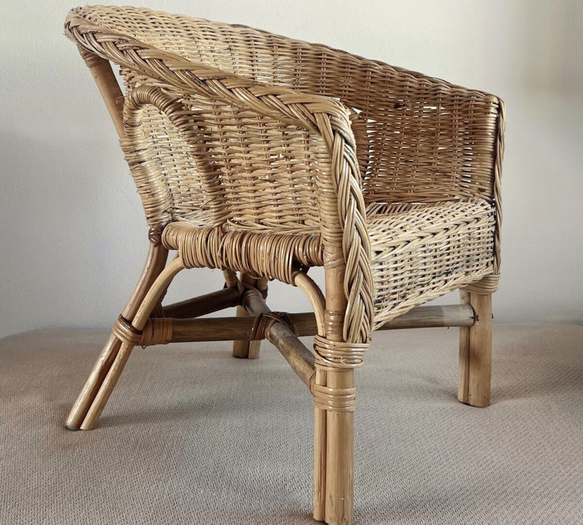 Children-wicker-chair-rattan - L'OFFICINA GENERAL STORE