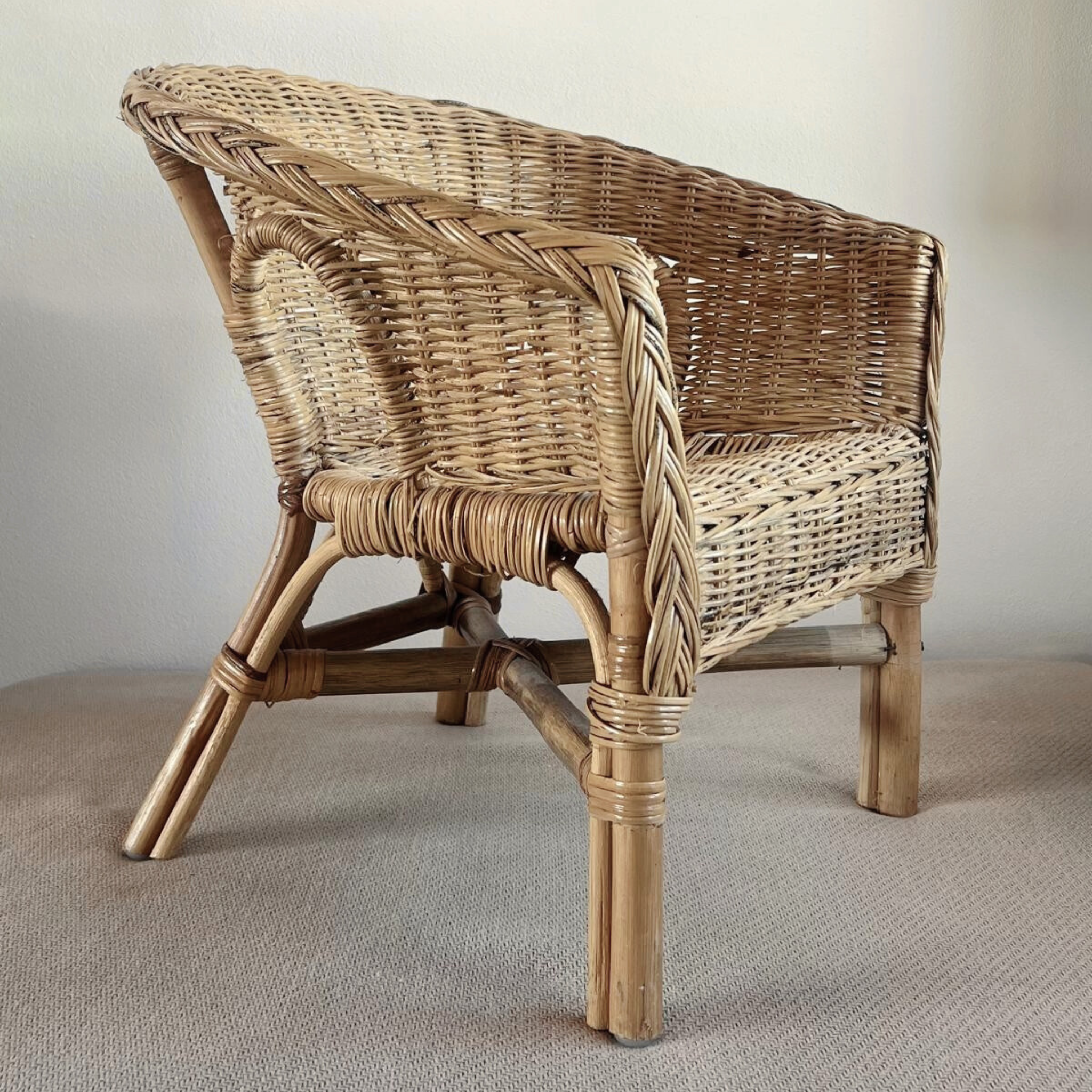 Children-wicker-chair-rattan - L'OFFICINA GENERAL STORE