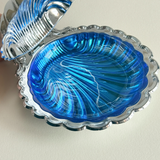 Chrome Shell Caviar or Butter Dish