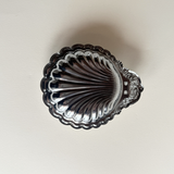 Chrome Shell Caviar or Butter Dish