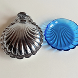 Chrome Shell Caviar or Butter Dish
