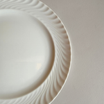 Cipa Dinning plate white ceramic