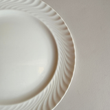 Cipa Dinning plate white ceramic