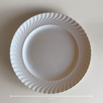 Cipa Dinning plate white ceramic