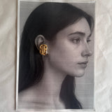 Clip chain link earrings