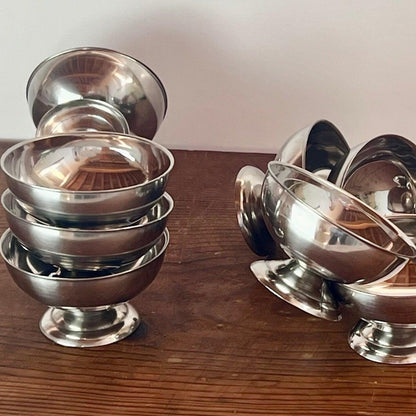 Stainless steel ice cream cups - L'Officina General Store 