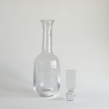 Cristal de Sèvres crystal carafe and stopper, 1L decanter, France