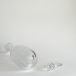 Cristal de Sèvres crystal carafe and stopper, 1L decanter, France