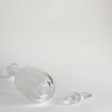 Cristal de Sèvres crystal carafe and stopper, 1L decanter, France