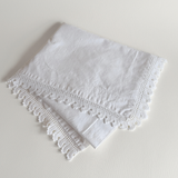 Federe con bordo all'uncinetto | Set di 2