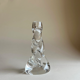 Crystal de Sèvres Twisted Stem Candle Holder