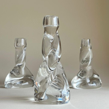 Crystal de Sèvres Twisted Stem Candle Holder