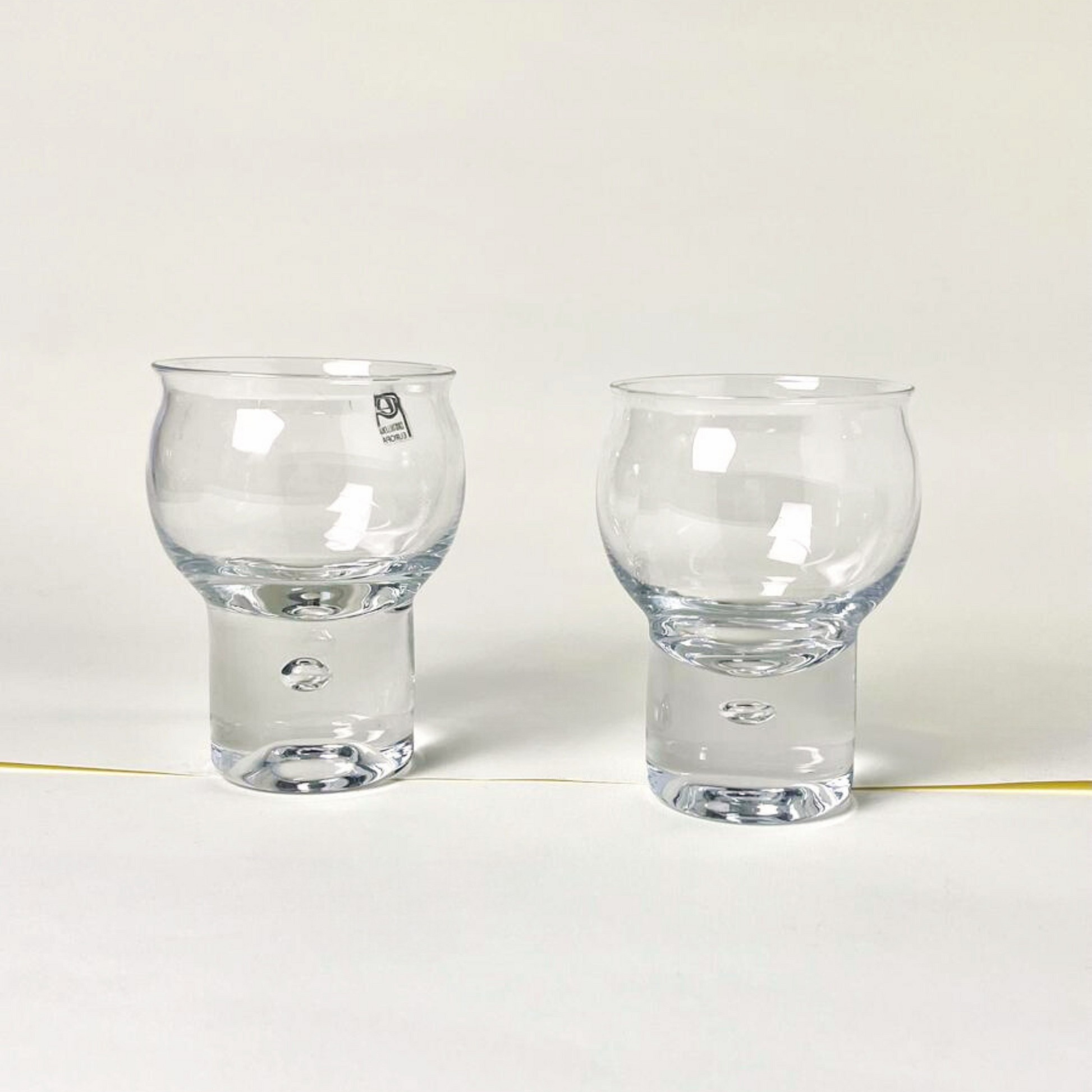 Crystal mid century bubble glass