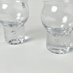 SET OF 2 I Crystal WINE GLASSES I Italian Vintage 1960 - L'Officina General Store