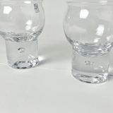 SET OF 2 I Crystal WINE GLASSES I Italian Vintage 1960 - L'Officina General Store