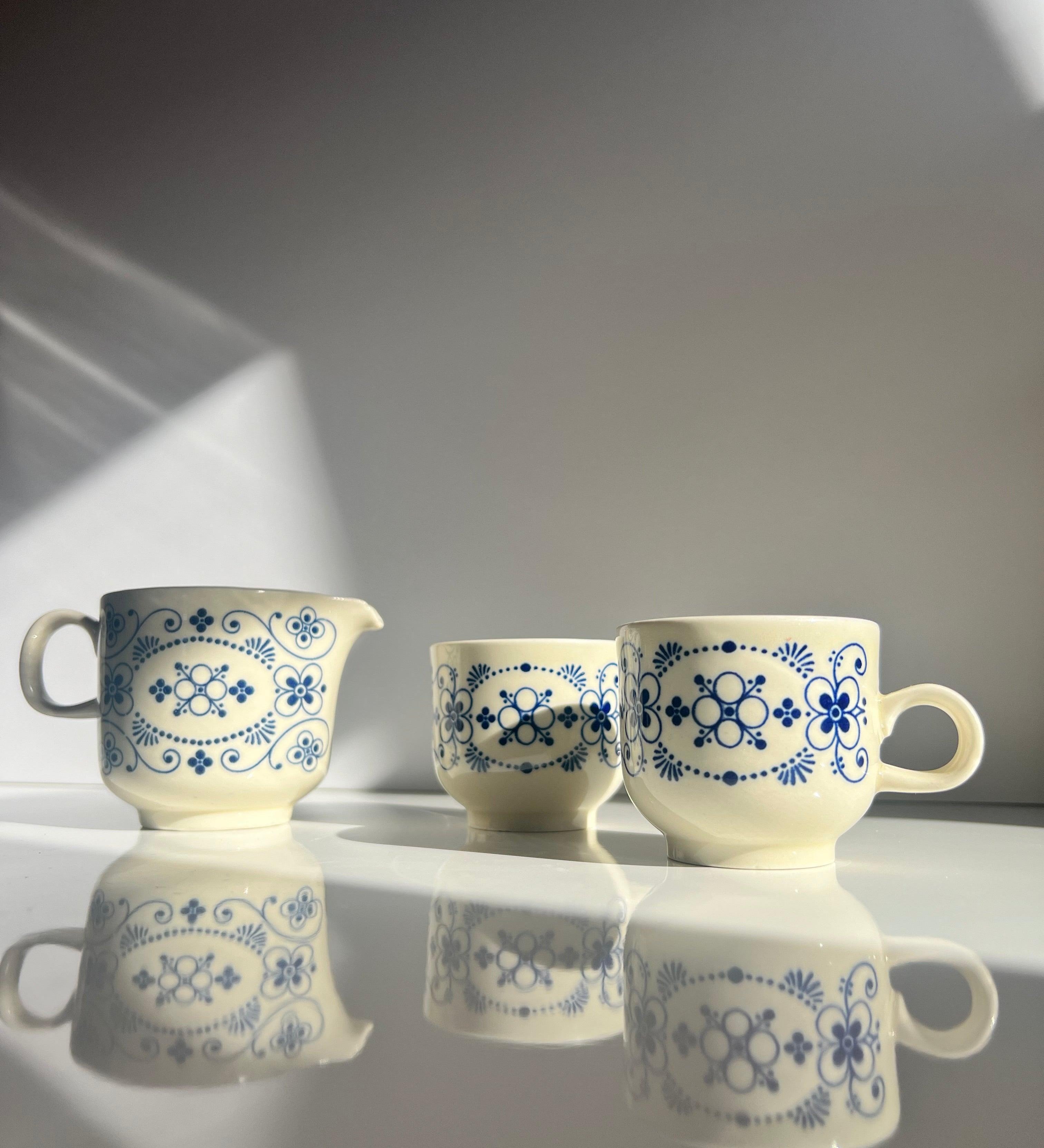 COLDITZ I ESPRESSO SET: 2 CUPS AND CREAMER - L'Officina General Store