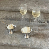 Small stainless steel dessert cups I Set of 2 and justine menard