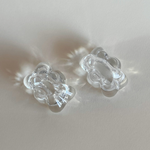 Daum Crystal salt cellar Set of 2 view from top