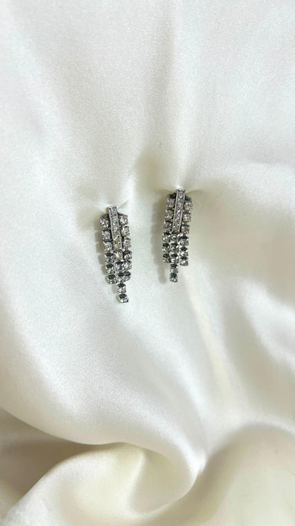 CRYSTAL CHANDELIER DECO EARRINGS