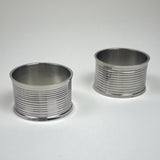SET OF 2 | STAINLESS STEEL NAPKIN RINGS - L'Officina General Store