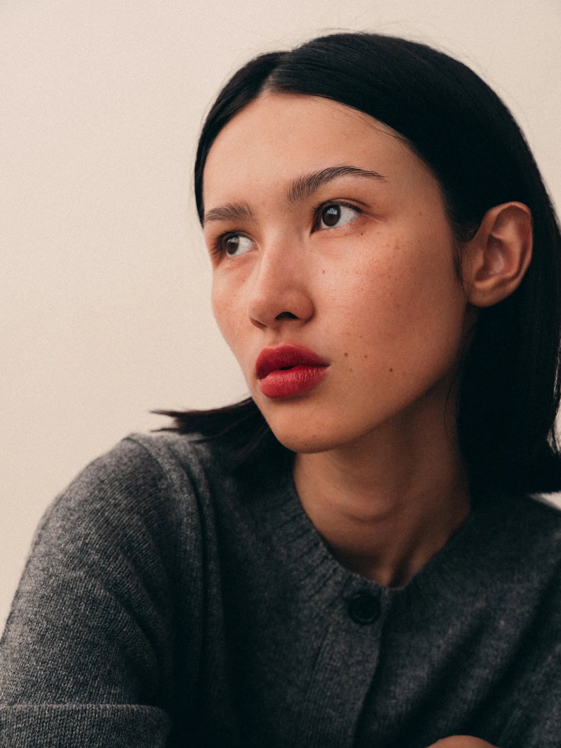 Summer Blush lip and cheek balm by ROWSE styled in natural light, plant-based mineral makeup