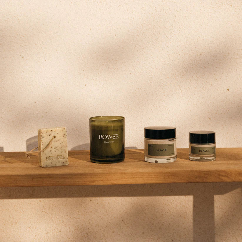Rowse Oliveta Face Scrub | Olive Seed · Glycolic Acid