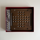 Pre-Loved Dal Negro Chinese solitaire board in solid wood, Very Good condition