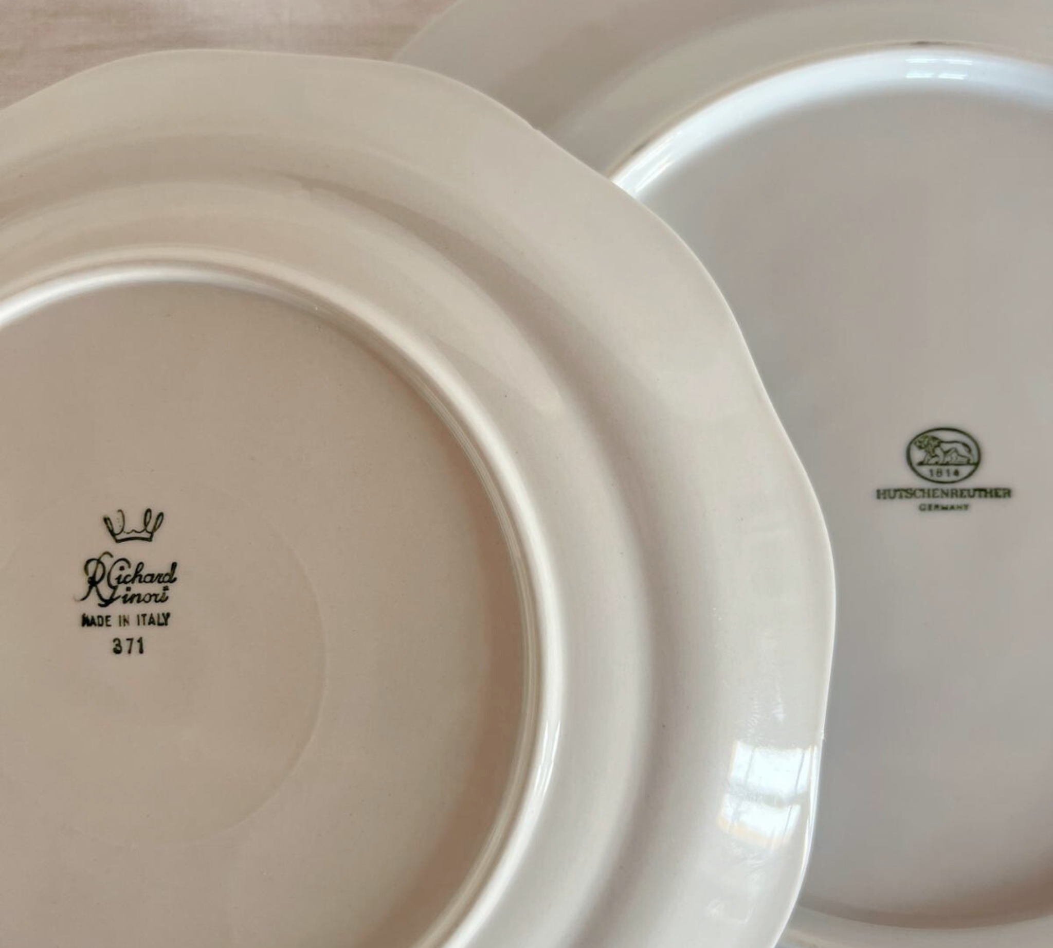Dinnerware Set plates Ginori and hutschenreuther-L'Officina General Store