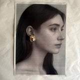 Dior Dual Metal Earrings