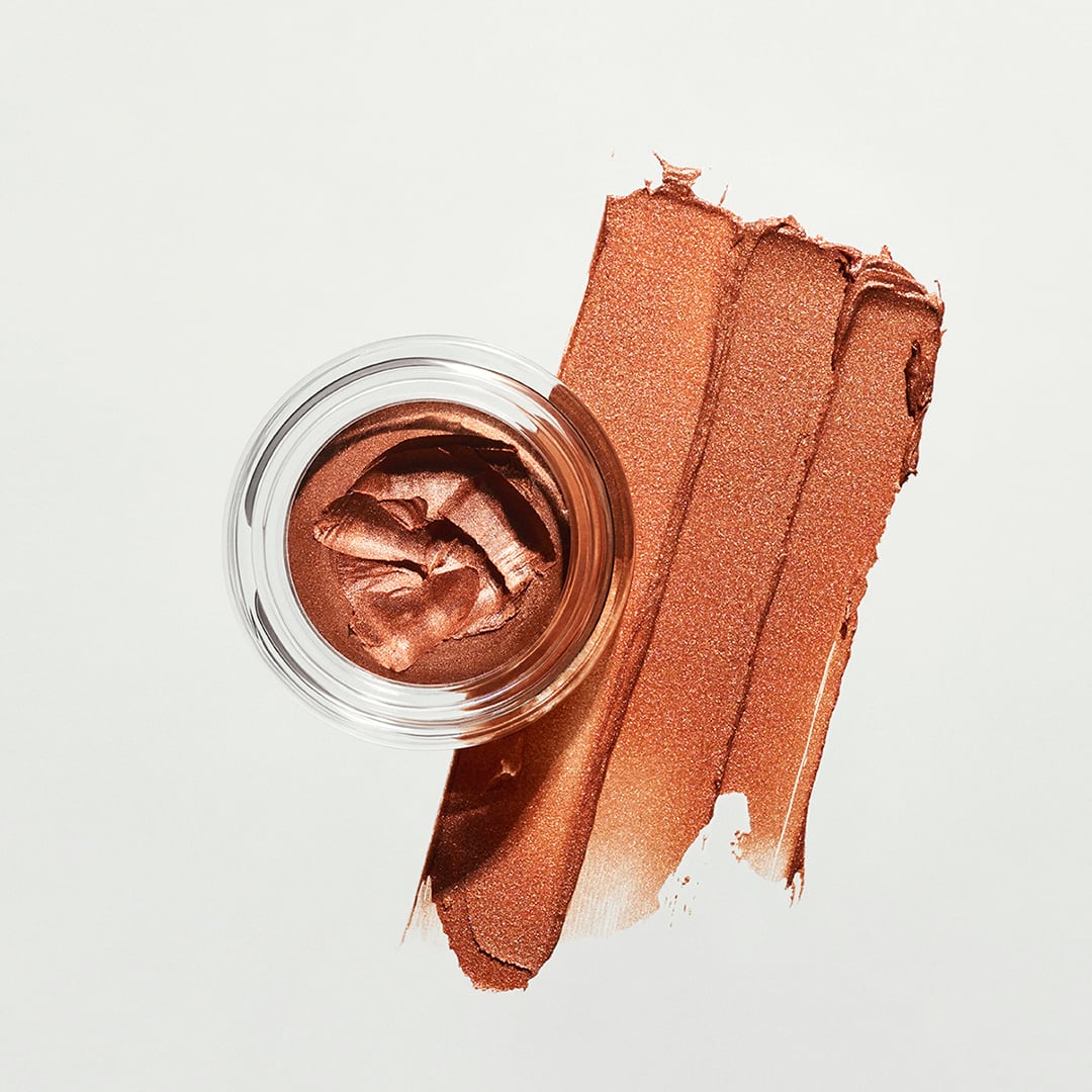 ROWSE Shimmer Eyeshadow Petal — warm dusty rose cream eyeshadow with Açai Extract and natural Mica