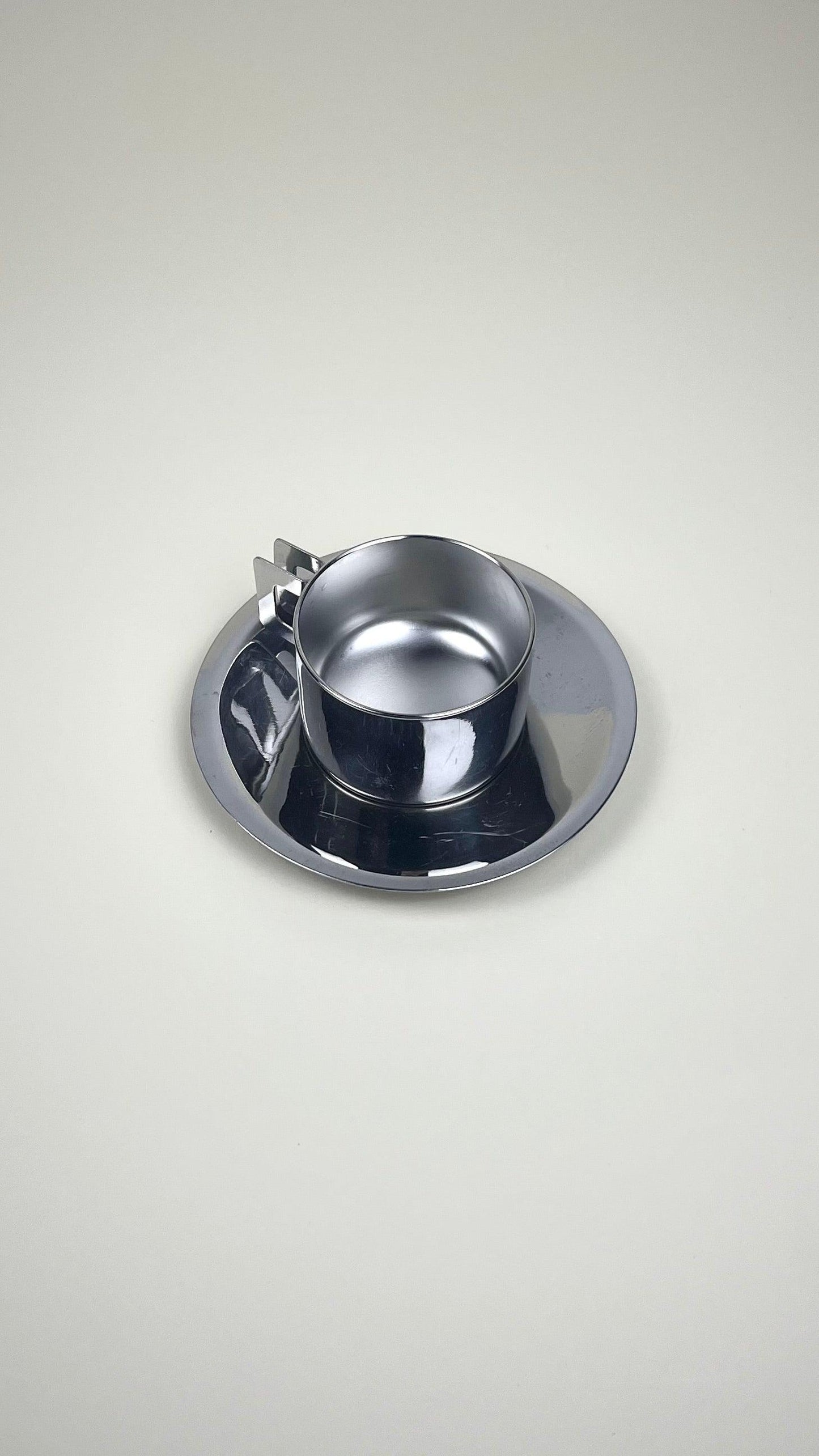 ESPRESSO CUP  SAUCER stainless steel