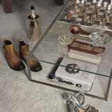 Champagne Coupes with Soft Petal Detailing I Set of 2