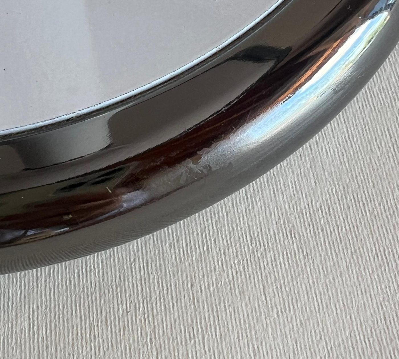 fluted opaline swirl Large Murano Mushroom Table Lamp I1980s