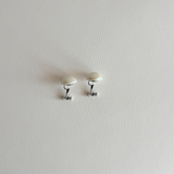 Faux Pearl Clip Earrings | Round · 1960s