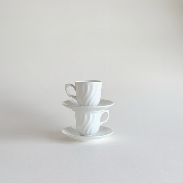 Fontebasso Porcelain Espresso Cups | Set of 2 — L'Officina General Store